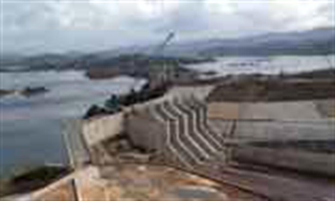 Chùm ảnh Tràn xả lũ Công trình Hồ Tả Trạch, tháng 10/2014.