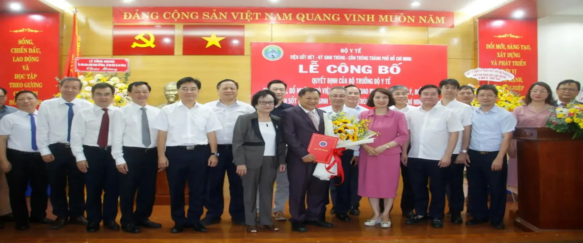 Bộ Y tế điều động, bổ nhiệm Phó Viện trưởng và giao phụ trách quản lý, điều hành Viện Sốt rét - Ký sinh trùng - Côn trùng TP. Hồ Chí Minh