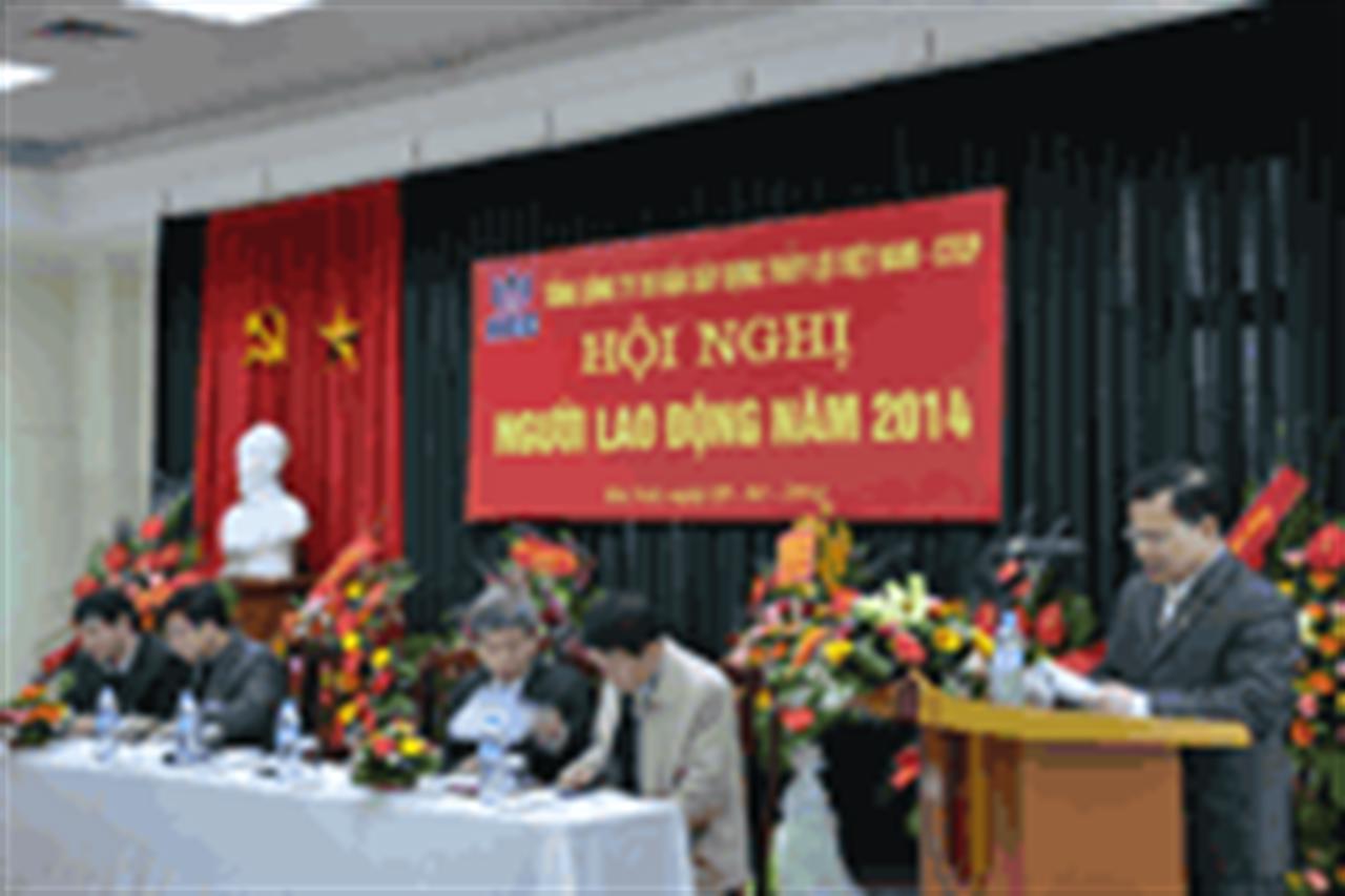 Hội nghị người lao động năm 2014 của Tổng công ty Tư vấn Xây dựng Thủy lợi Việt Nam-CTCP