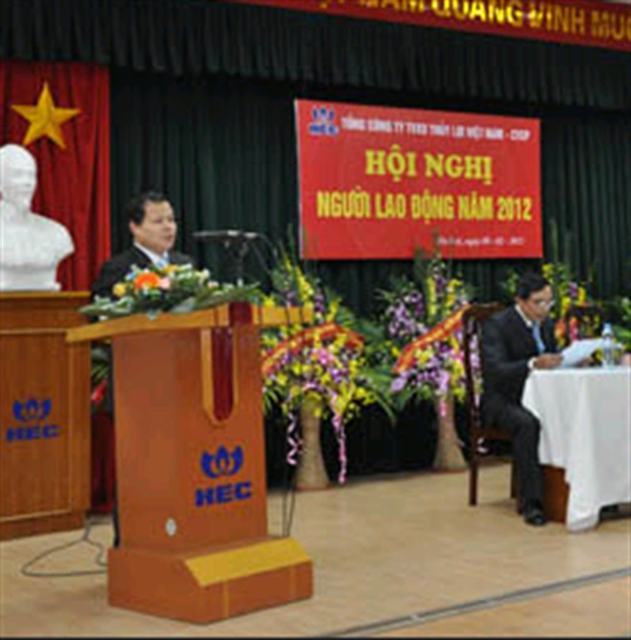 Hội nghị người lao động Tổng Công ty TVXDTL VN-CTCP năm 2012