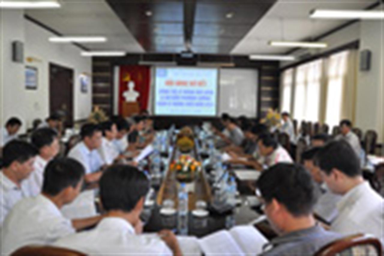 Hội nghị sơ kết công tác sản xuất kinh doanh 6 tháng đầu năm 2014