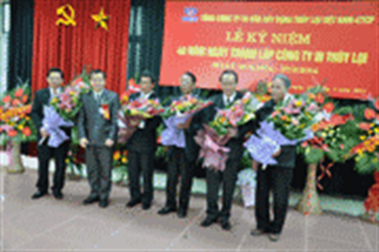 Công ty In Thủy lợi kỷ niệm 40 năm ngày thành lập (27/3/1974-27/3/2014)