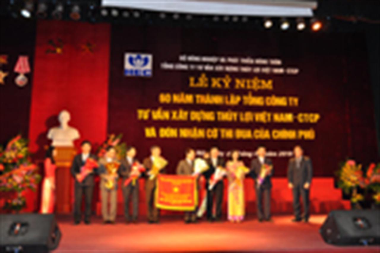 Lễ kỷ niệm 60 năm ngày thành lập Tổng Công ty Tư vấn Xây dựng Thủy lợi Việt Nam-CTCP và Đón nhận Cờ thi đua của Thủ tướng Chính phủ (06/4/1955 - 06/4/2015)