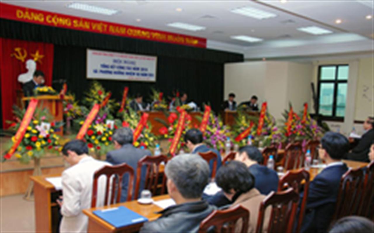 Hội nghị Tổng kết công tác 2010, phương hướng nhiệm vụ 2011 của Đảng bộ HEC