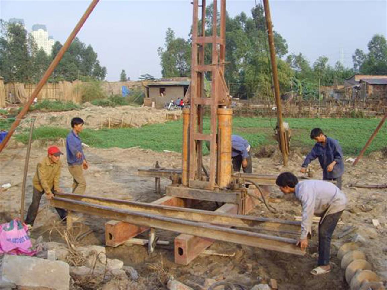 Xử lý nền đất yếu khi ép cọc bê tông