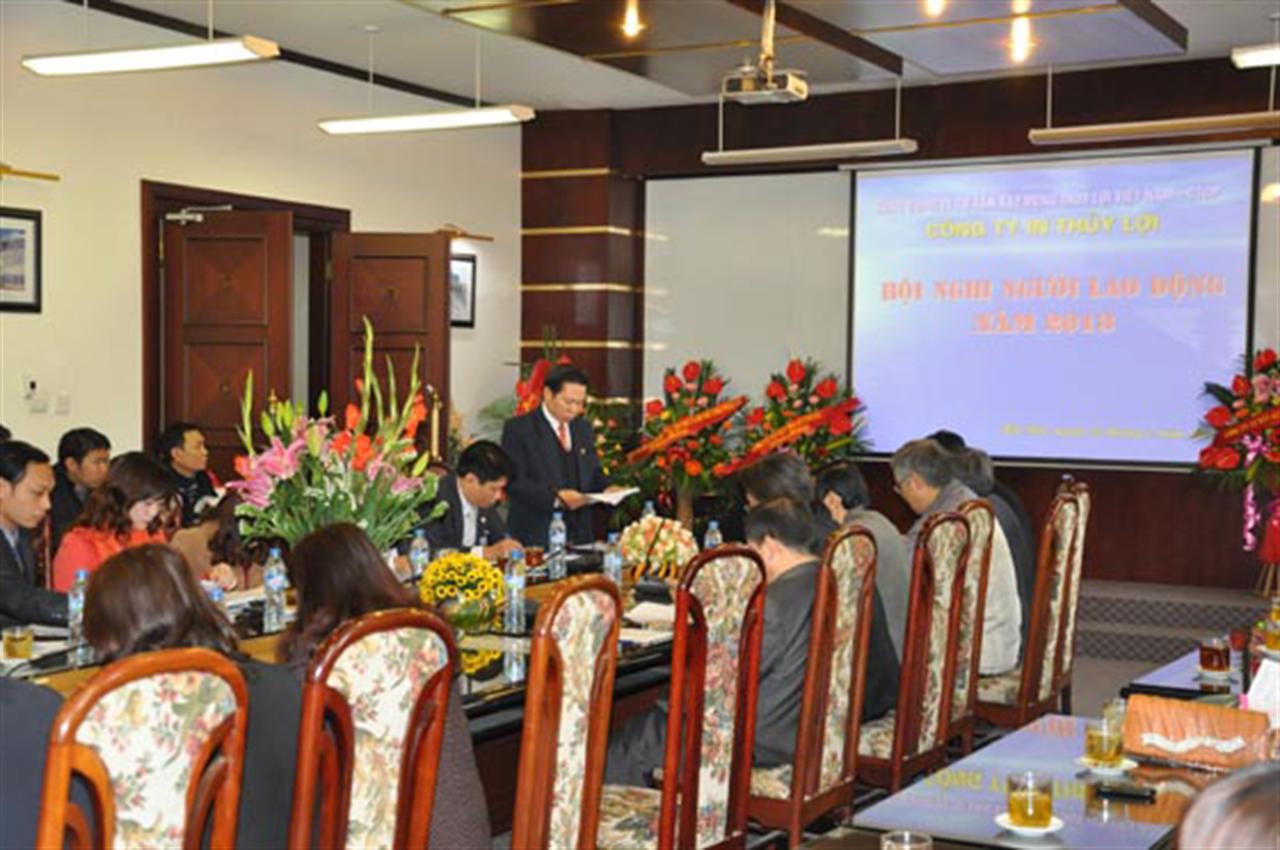 Hội nghị người lao động Công ty In Thủy lợi năm 2013
