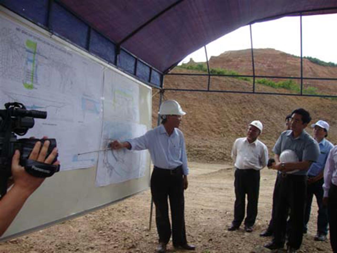 Công trình Hồ chứa nước Nước Trong - Tỉnh Quảng Ngãi tháng 9/2009