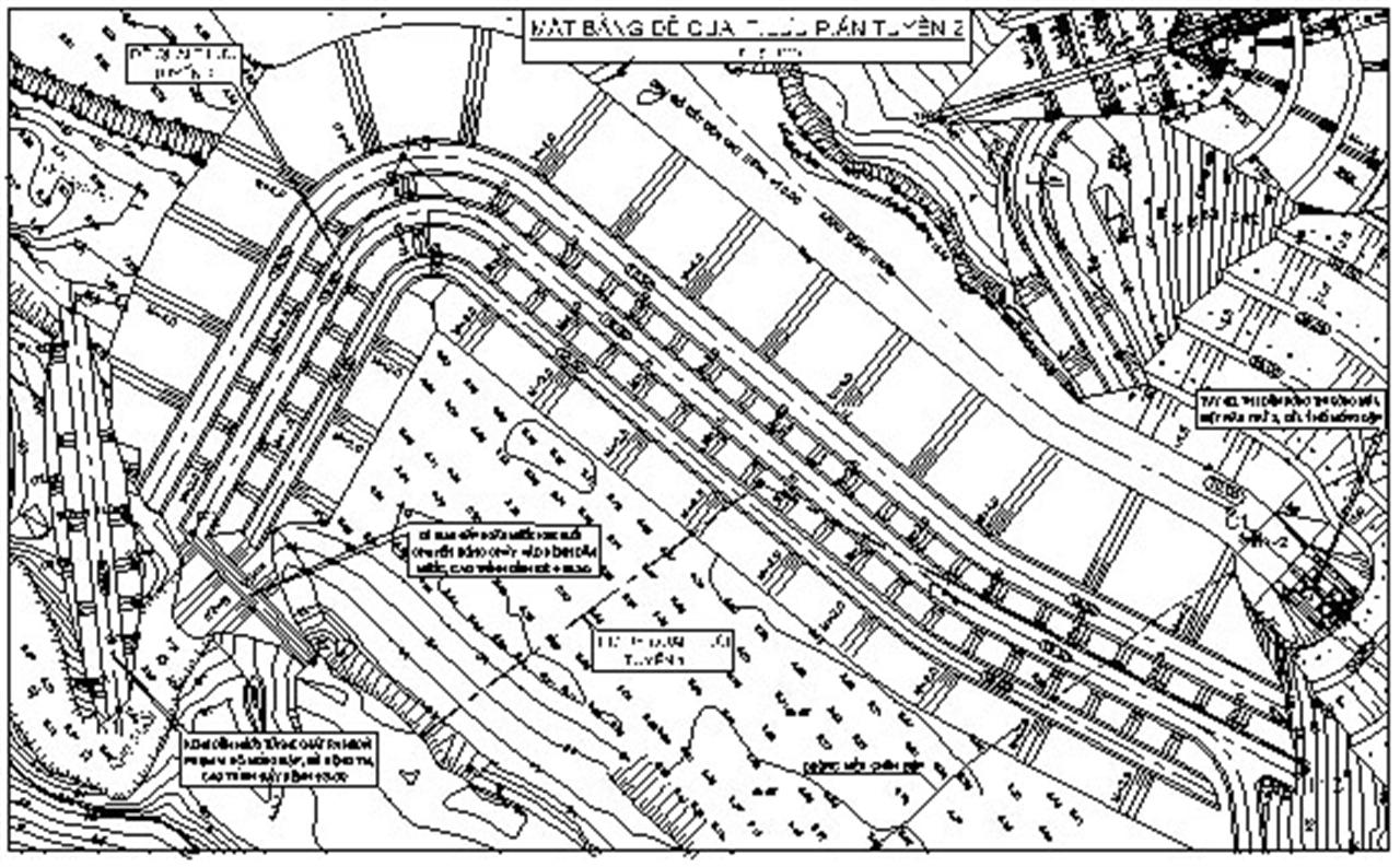 Chọn vị trí tuyến đê quai thượng lưu ngăn dòng để thi công đập chính tiểu dự án công trình đầu mối hồ chứa nước Ngàn Trươi
